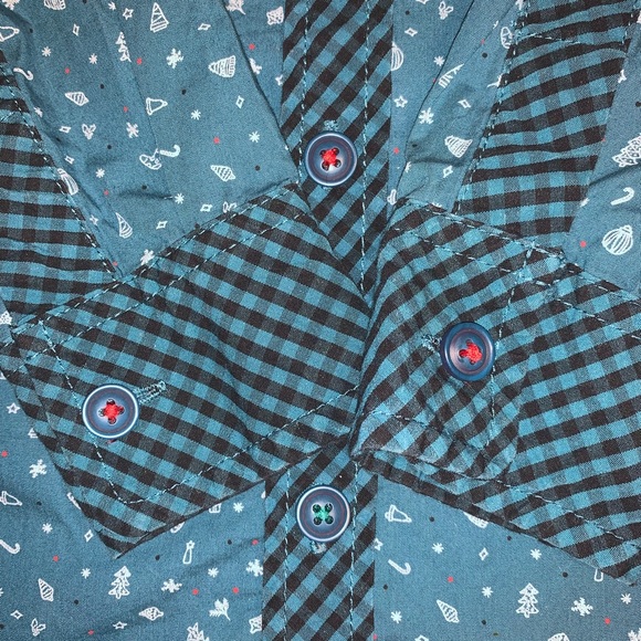 Matilda Jane Jack Frost Christmas Button Up, Size 4 - Picture 3 of 6